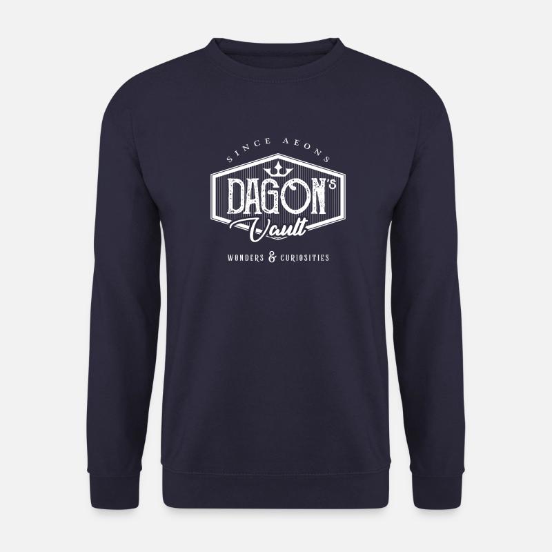 DAGON-LOGO WEISS - Unisex Pullover - Navy