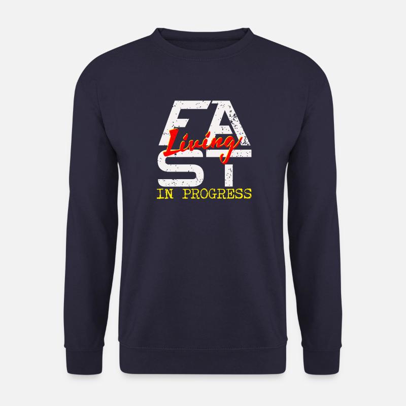 Fast living - Unisex Pullover - Navy
