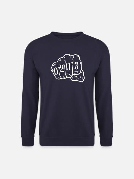 Duisburg Design mit Vorwahl 0203 Ruhrpott Tasche - Unisex Pullover - Navy