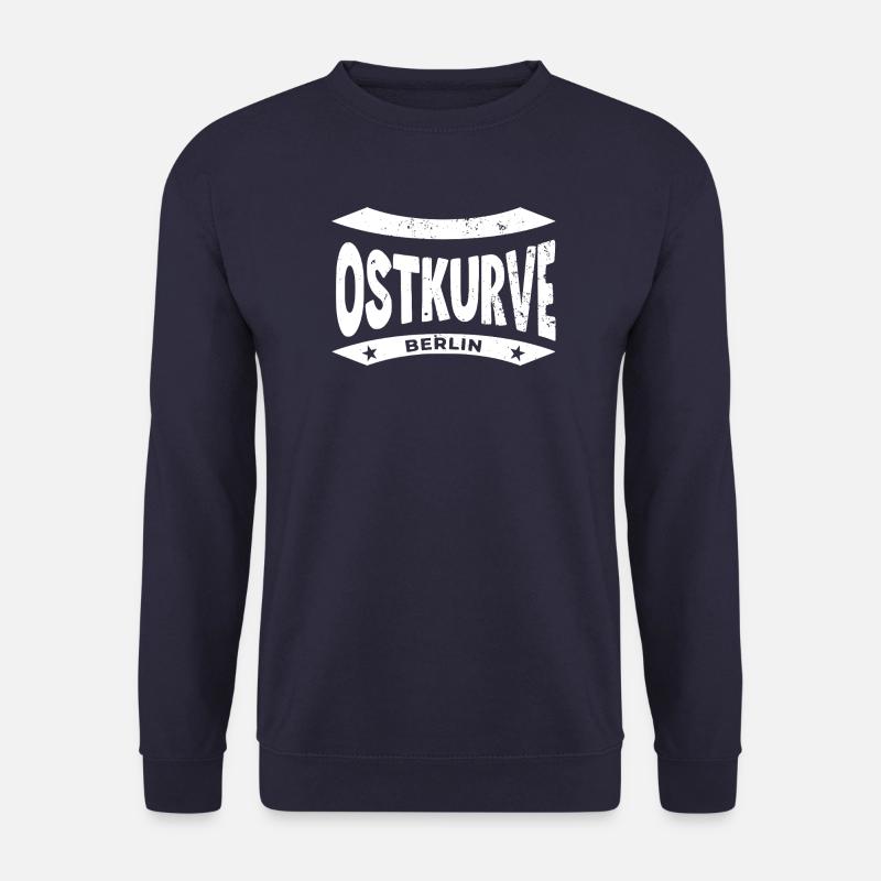 Berlin Stadium Ostkurve, Mug, Bag, Socks - Unisex Sweatshirt - navy