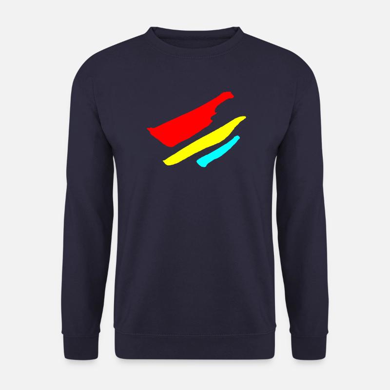 Stripes - Flag Pattern VECTOR - Unisex Sweatshirt - navy