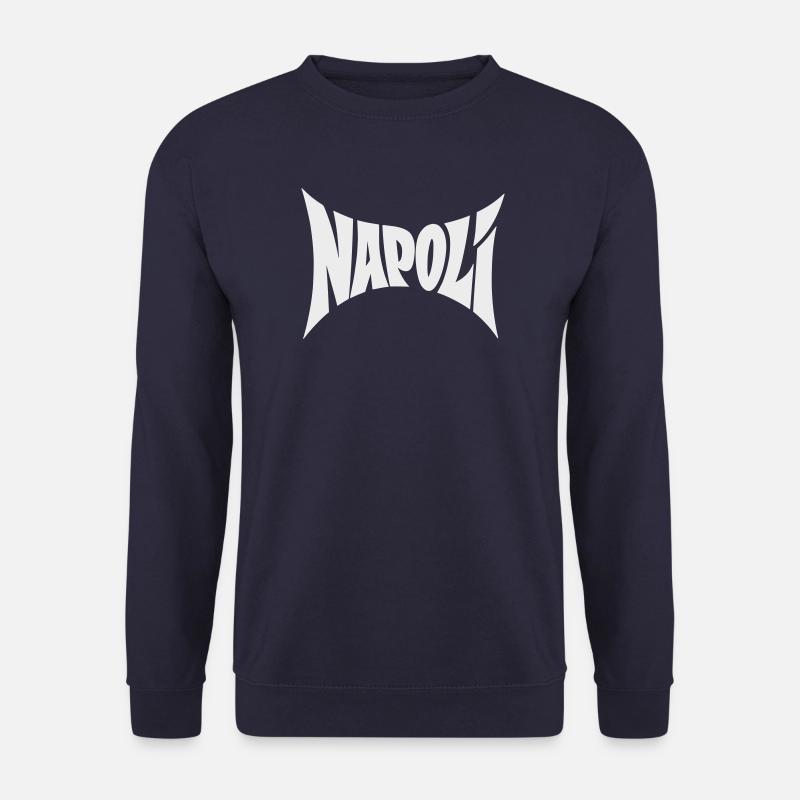 Napoli Typography Design - Unisex Sweatshirt - navy
