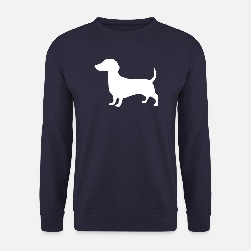 Dachshund Hunde Geschenk Dackelbesitzer - Unisex Pullover - Navy