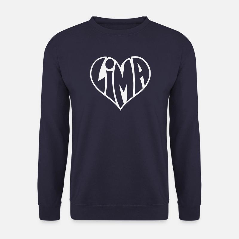 Faute de frappe de Lima Heart - Sweat-shirt Unisexe - marine