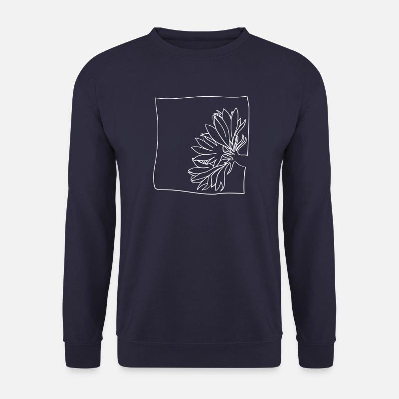Kornblume minimalistisch - Unisex Pullover - Navy