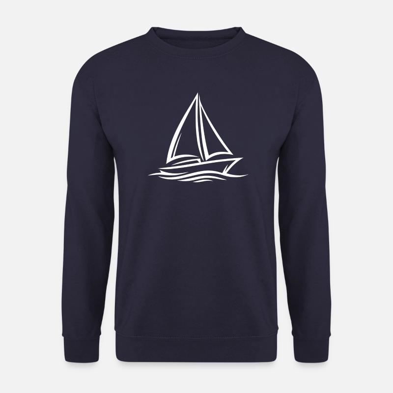 Segelboot - Unisex Pullover - Navy