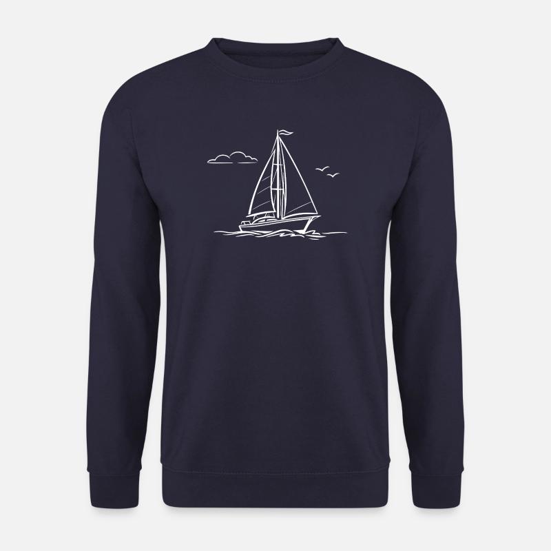 Sailboat - Unisex Sweatshirt - navy