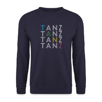 Tanz - Unisex Pullover - Navy - Vorne - Alina (178cm) & Michal (187cm)