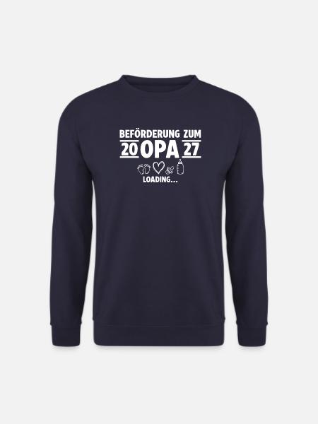 Beförderung zum Opa 2027 loading - Unisex Pullover - Navy