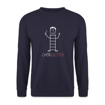 Cadeau T-shirt Chef d'orchestre Chef d'orchestre - Sweat-shirt Unisexe - marine - Devant - Alina (178cm) & Michal (187cm)