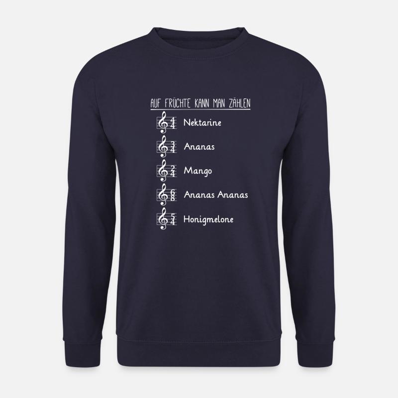 Auf Früchte kann man zählen! Nektarine Ananas - Unisex Pullover - Navy