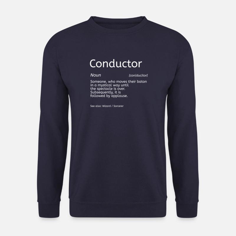 Chef de choeur chanteurs chef de choeur Musique chorale - Sweat-shirt Unisexe - marine