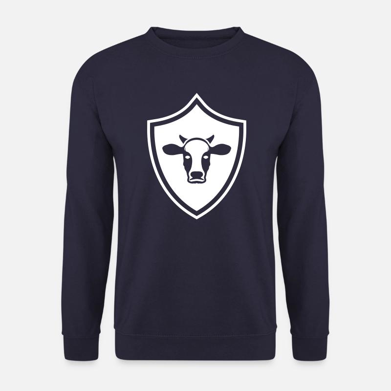 Kuh Kopf Wappen - Unisex Pullover - Navy