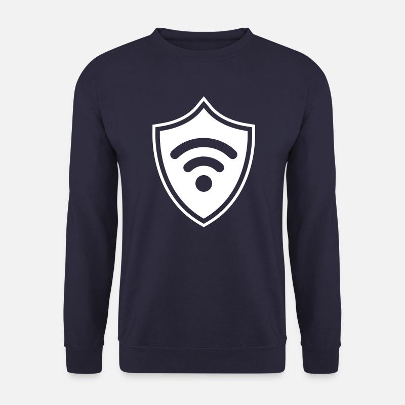 Wlan Internet Wappen - Unisex Pullover - Navy