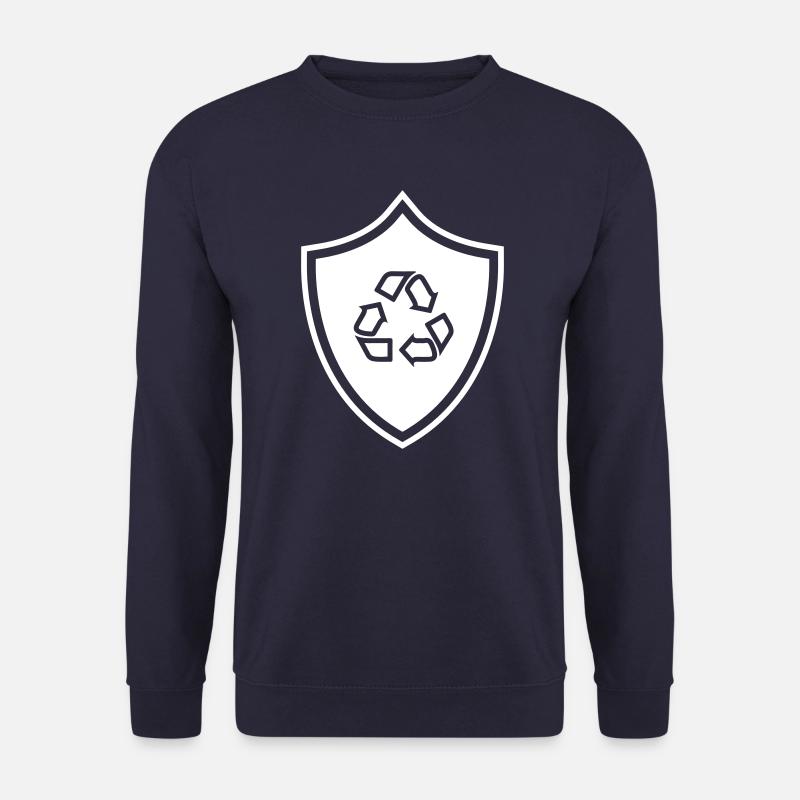 Recycling Wappen - Unisex Pullover - Navy