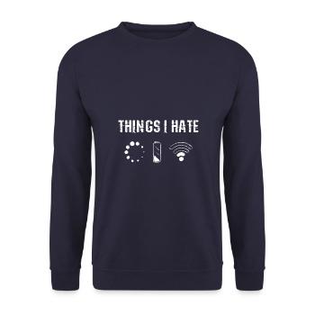 Cadeaux de programmeur informatique Gaming Computer Gamer - Sweat-shirt Unisexe - marine - Devant - Alina (178cm) & Michal (187cm)