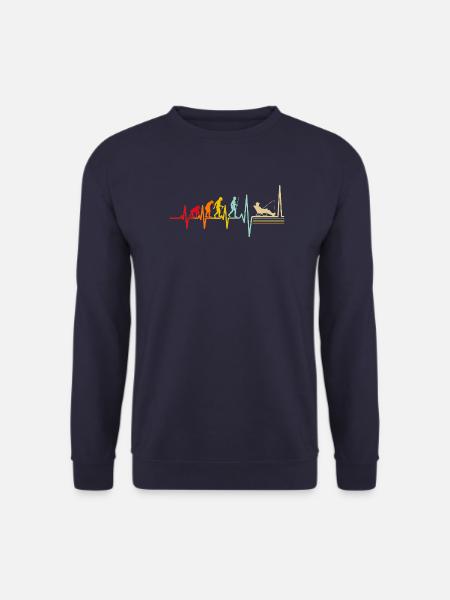 Evolution Fischer Herzschlag Retro - Unisex Pullover - Navy