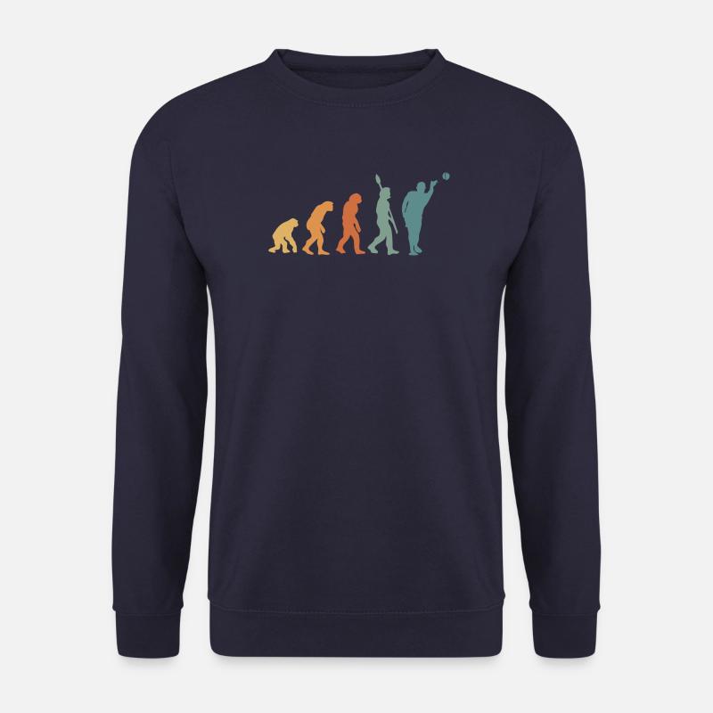 Pétanque Evolution Retro - Unisex Pullover - Navy
