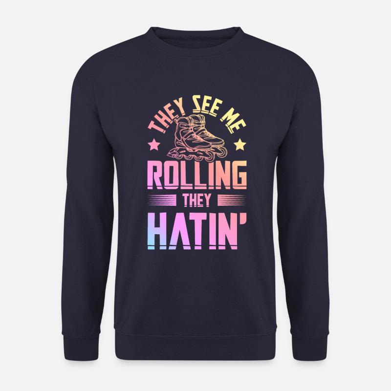 skate rolling - Unisex Pullover - Navy