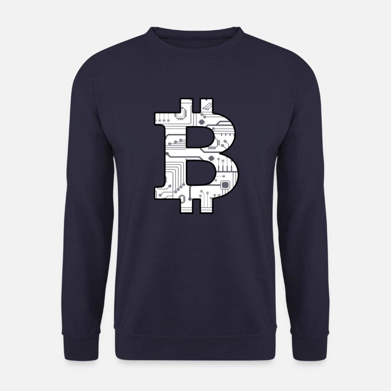 BITCOIN BTC - Unisex Pullover - Navy