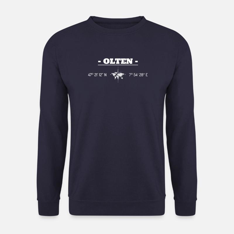 Koordinaten Olten - Unisex Pullover - Navy