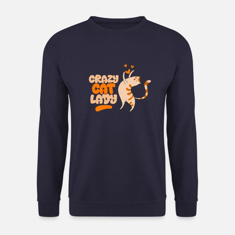 Crazy Cat Lady II - Unisex Pullover - Navy