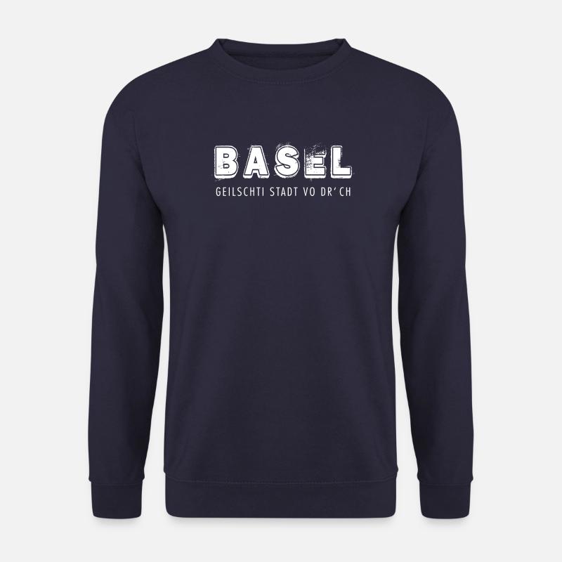 BASEL geilschti Stadt vo dr Schwiz - Unisex Pullover - Navy