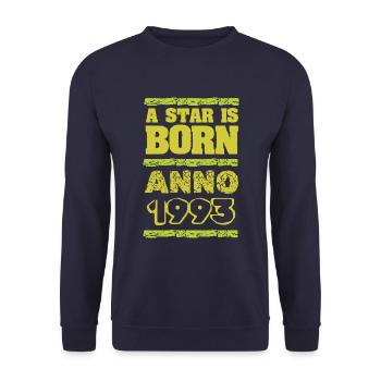 Année 1993 - Sweat-shirt Unisexe - marine - Devant - Alina (178cm) & Michal (187cm)