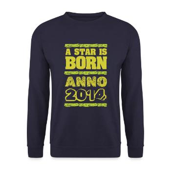 né en 2014 - Sweat-shirt Unisexe - marine - Devant - Alina (178cm) & Michal (187cm)