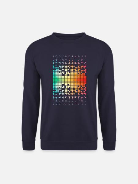 Rectangles - Sweat-shirt Unisexe - marine