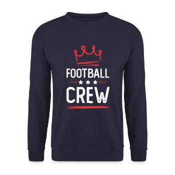 Équipe de football - Sweat-shirt Unisexe - marine - Devant - Alina (178cm) & Michal (187cm)