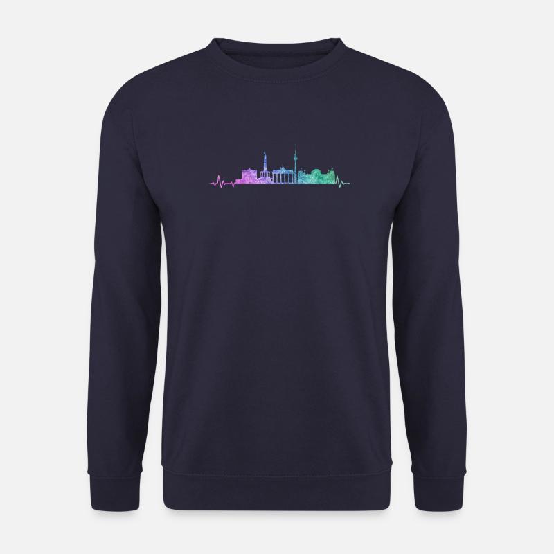 Berlin skyline - Unisex Sweatshirt - navy