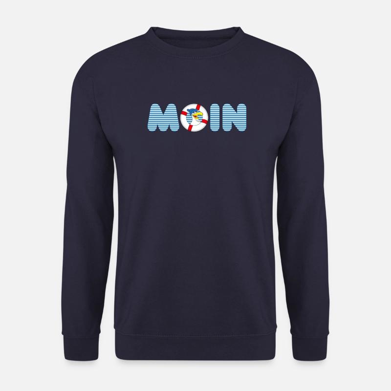 Moin Möve mit Rettungsring - Unisex Pullover - Navy