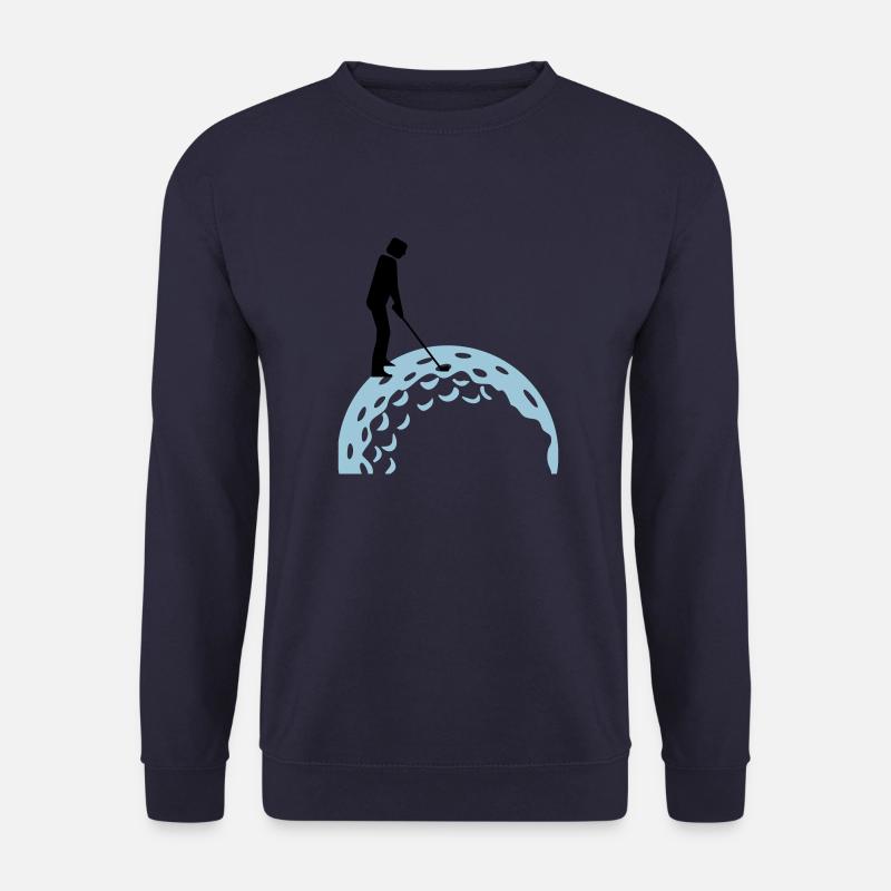 golfing (2c) - Sweat-shirt Unisexe - marine