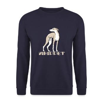 Whippet 45 - Unisex Sweatshirt - navy - Front - Alina (178cm) & Michal (187cm)