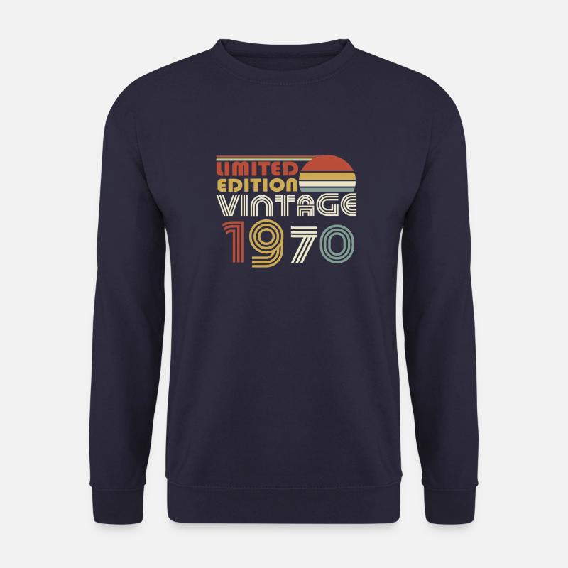 Limited Edition Vintage 1970 - Unisex Pullover - Navy