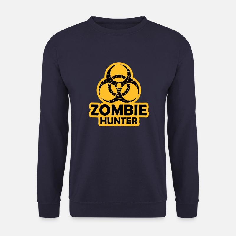 zombie hunter Halloween Zitat - Unisex Pullover - Navy