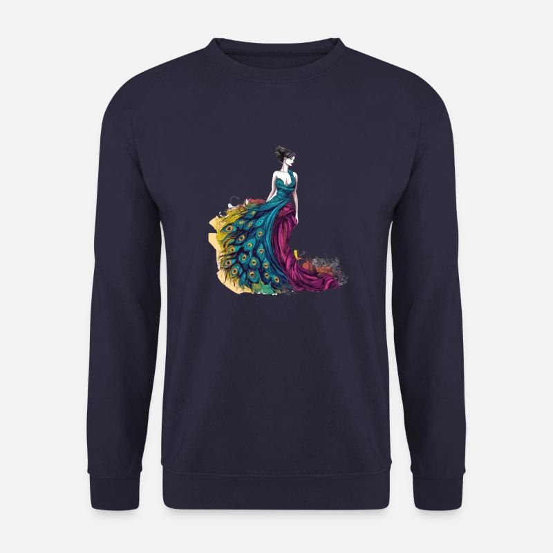 Peacock Modedesigner - Unisex Pullover - Navy