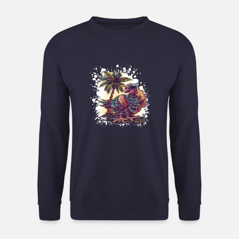 Truthan Insel Palme - Unisex Pullover - Navy