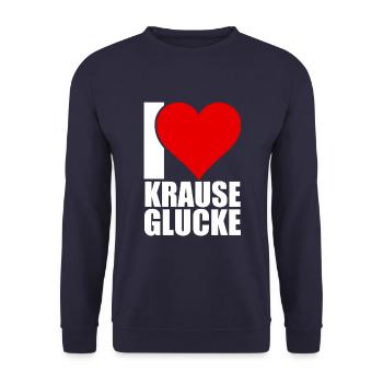 Krause Glucke - Unisex Pullover - Navy - Vorne - Alina (178cm) & Michal (187cm)