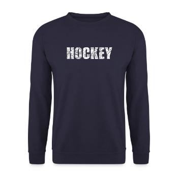 Hockey Eishockey - Unisex Pullover - Navy - Vorne - Alina (178cm) & Michal (187cm)