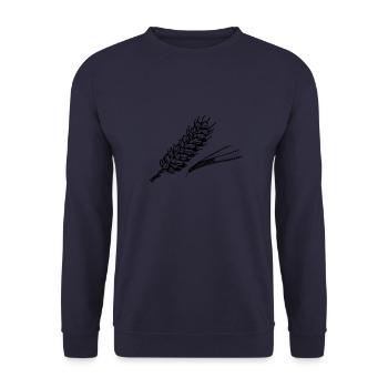 Céréales - Sweat-shirt Unisexe - marine - Devant - Alina (178cm) & Michal (187cm)