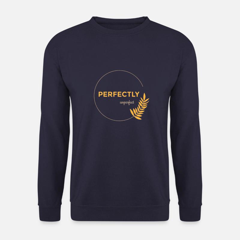 perfectly unperfect gold - Unisex Pullover - Navy