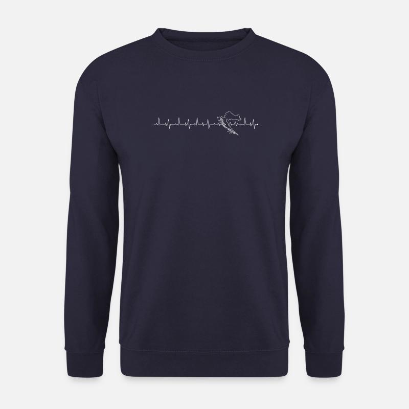 Italy Pulse Silhouette - Unisex Sweatshirt - navy