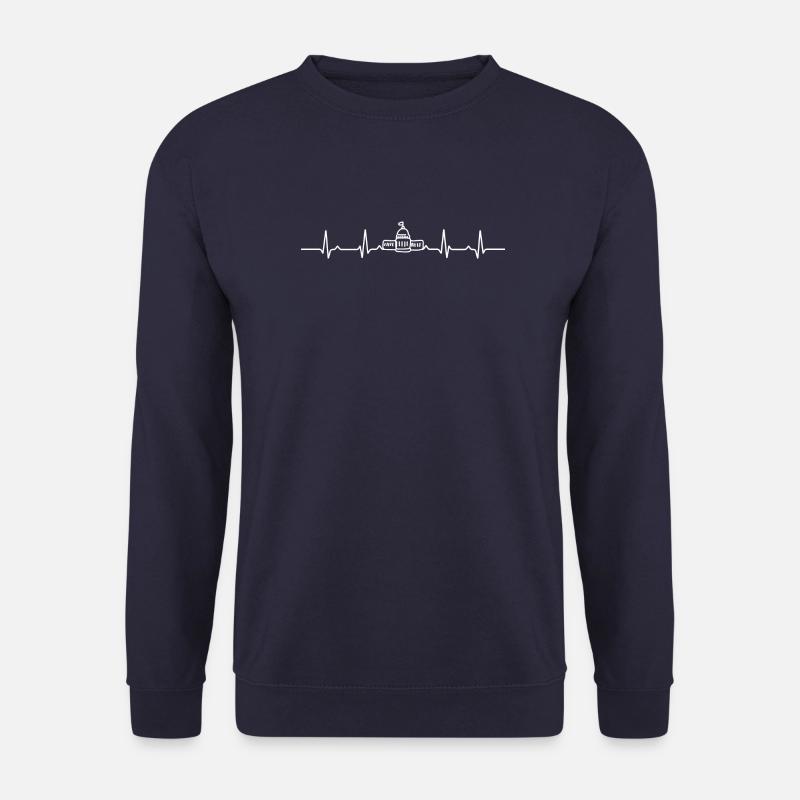 Capitol Pulse Skyline - Unisex Sweatshirt - navy