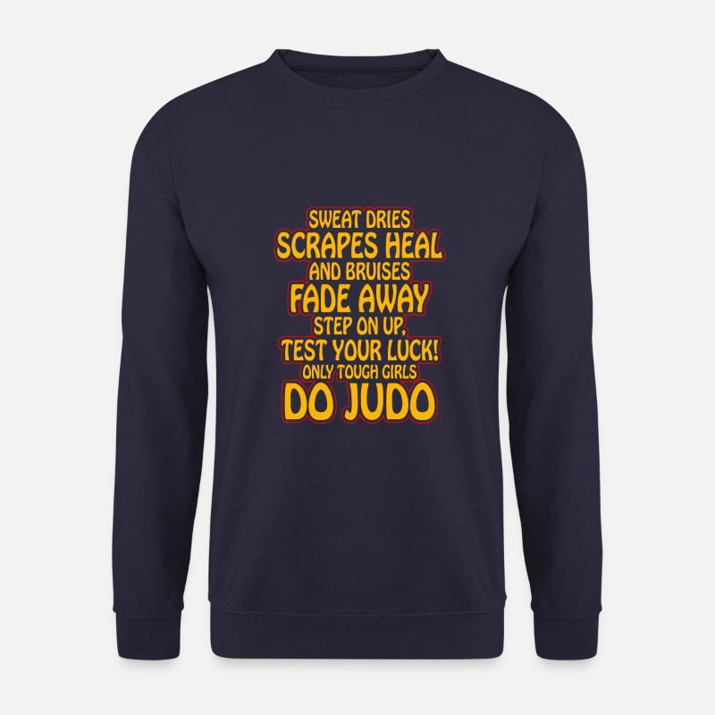 Judo Lustige Zitate - Unisex Pullover - Navy