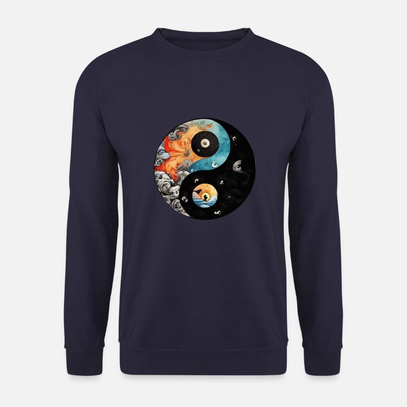 Yin Yang - Unisex Pullover - Navy