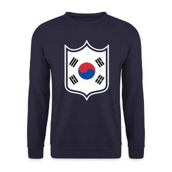 Corée du Sud - Sweat-shirt Unisexe - marine - Devant - Alina (178cm) & Michal (187cm)