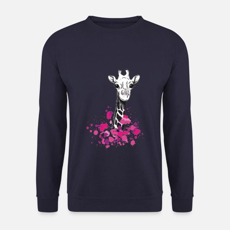 Giraffenklekse - Unisex Pullover - Navy