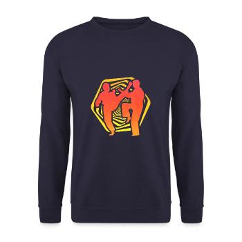 Karaté - Sweat-shirt Unisexe - marine - Devant - Alina (178cm) & Michal (187cm)